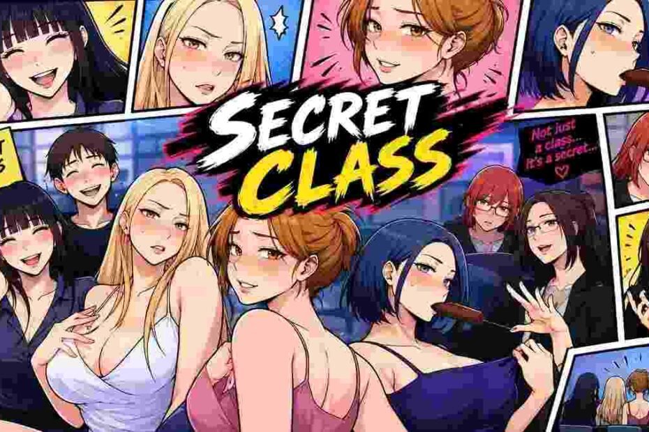 Secret Class anime manga comic-style feature image